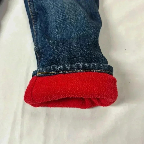 GAP - Fleece lined denim jeans. Size 2 - Picture 3 of 5